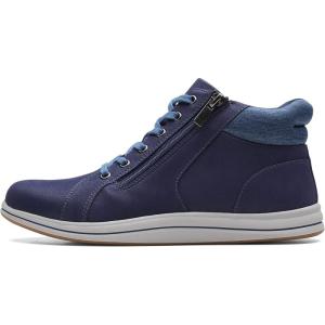 Clarks Womens Breeze Glide(Dark Navy Synthetic)