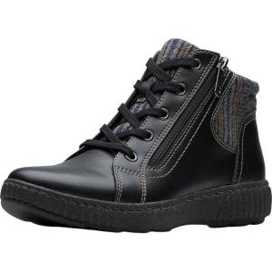 Clarks womens Caroline Spice(Black Leather)