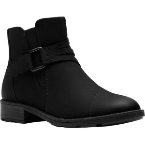 Clarks womens Adalynn Faye(Black Nubuck)