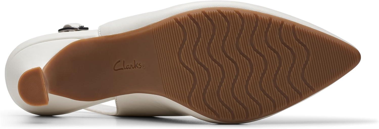 imageClarks Womens Kataleyna StepOff White Leather