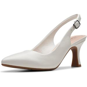 Clarks Womens Kataleyna Step(Off White Leather)