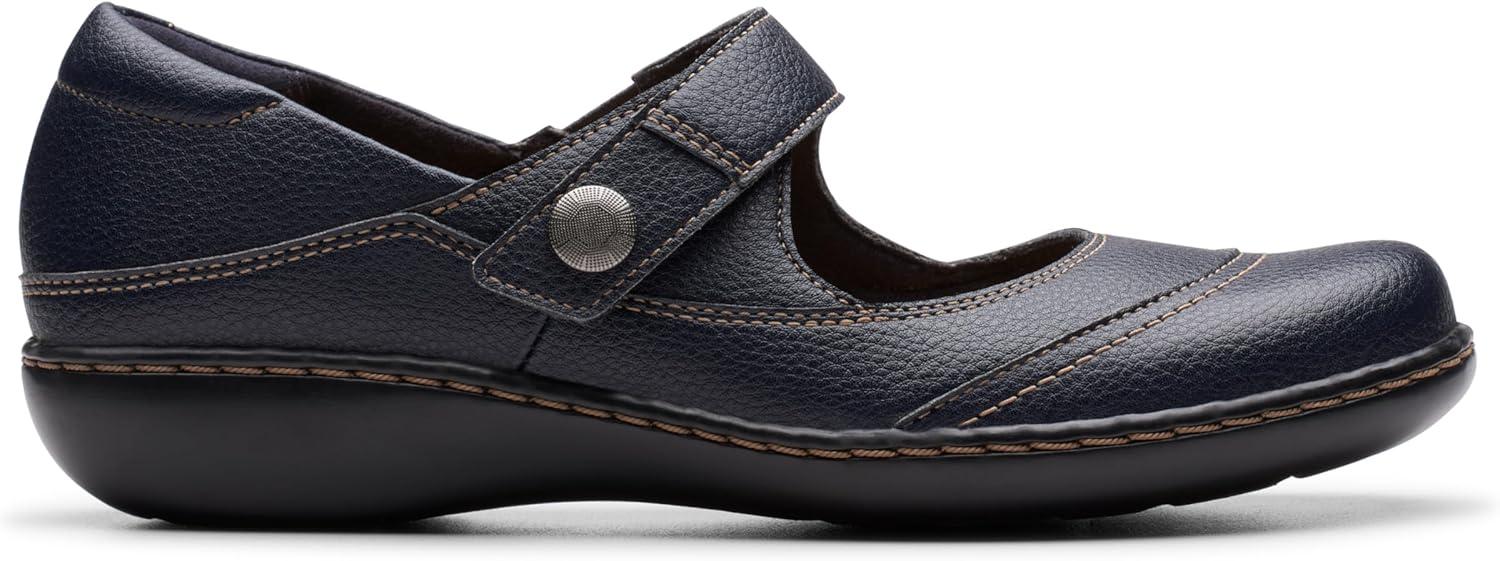 imageClarks Womens Ashland ElayneNavy Tumbled