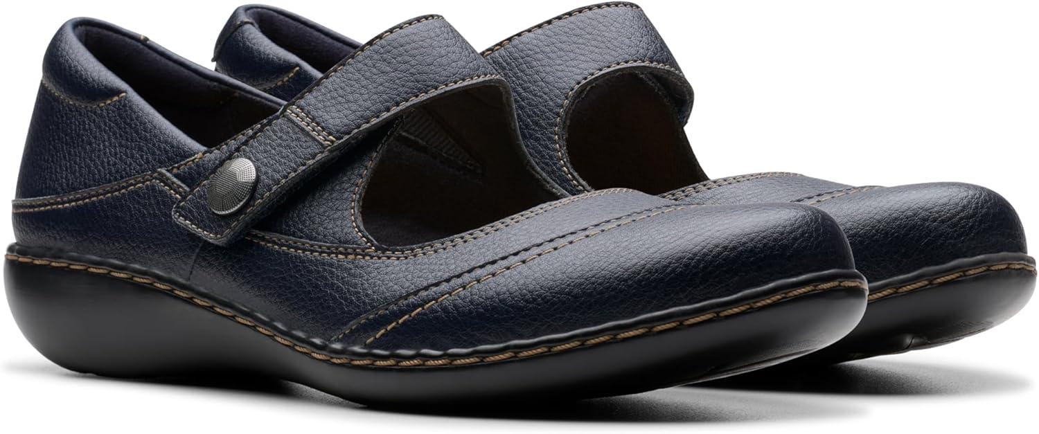 imageClarks Womens Ashland ElayneNavy Tumbled