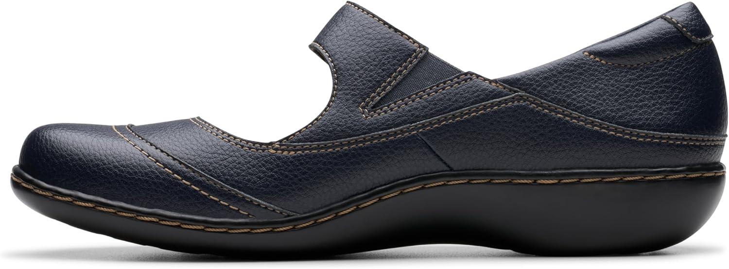 imageClarks Womens Ashland ElayneNavy Tumbled