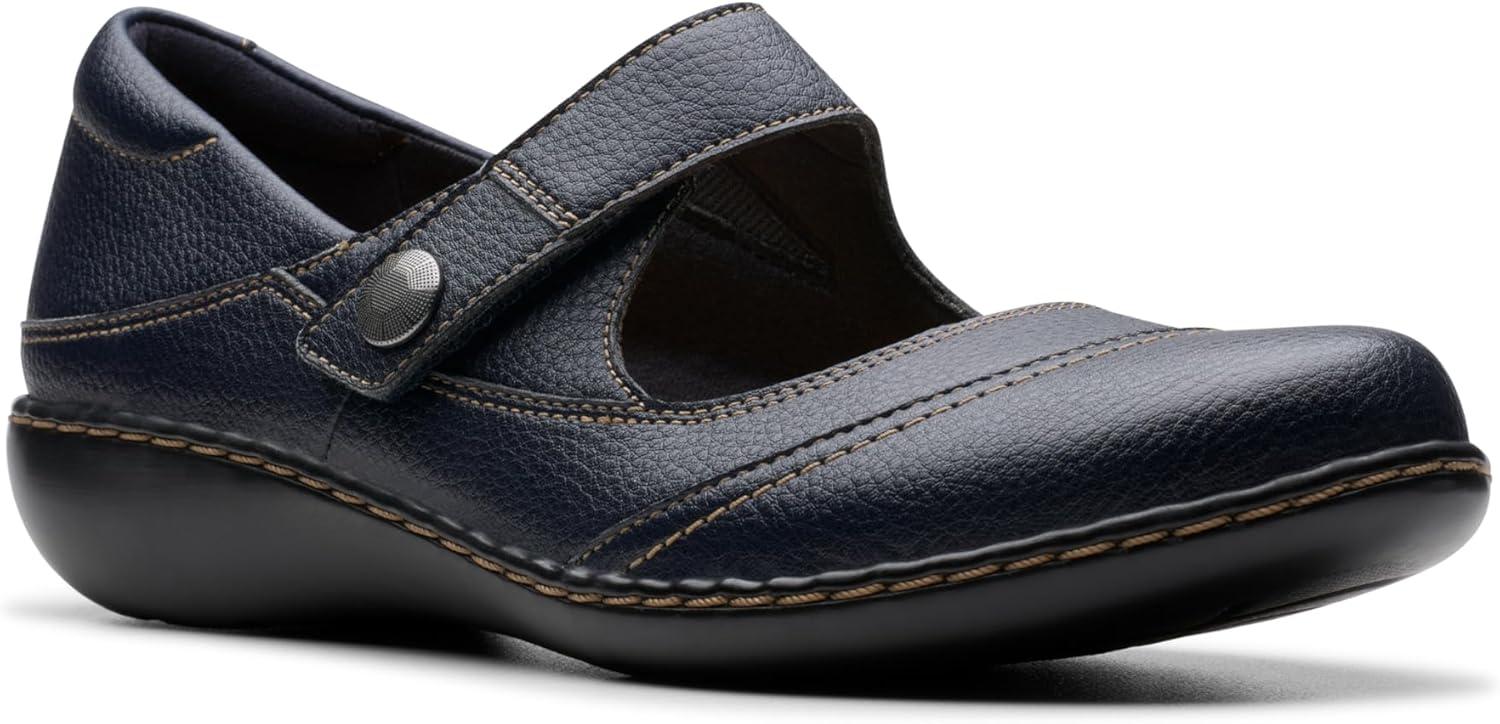 imageClarks Womens Ashland ElayneNavy Tumbled