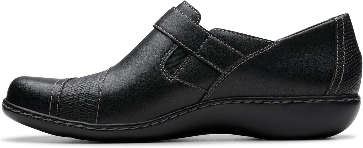 imageClarks Womens Ashland Gem LoafersBlack Leather