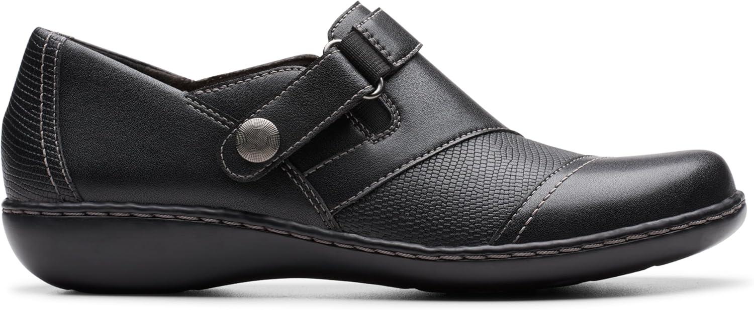 imageClarks Womens Ashland Gem LoafersBlack Leather