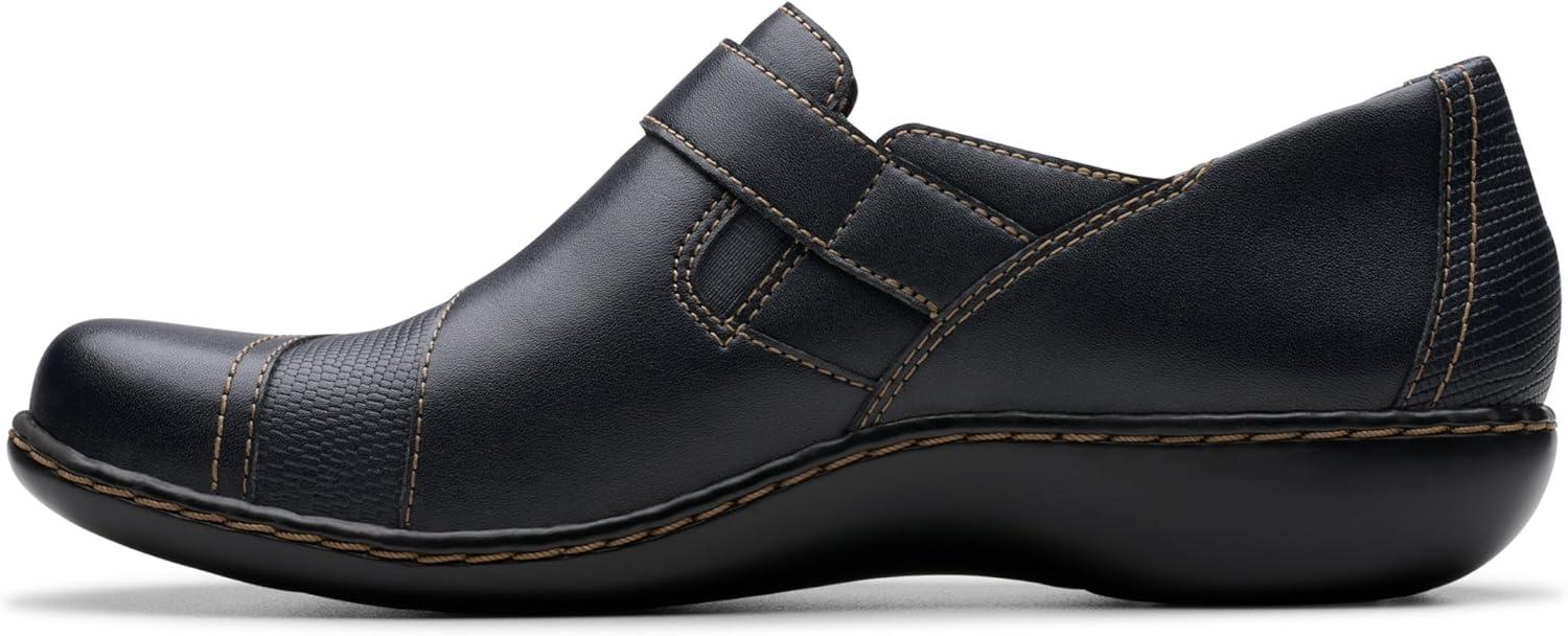 imageClarks Womens Ashland Gem LoafersNavy Leather