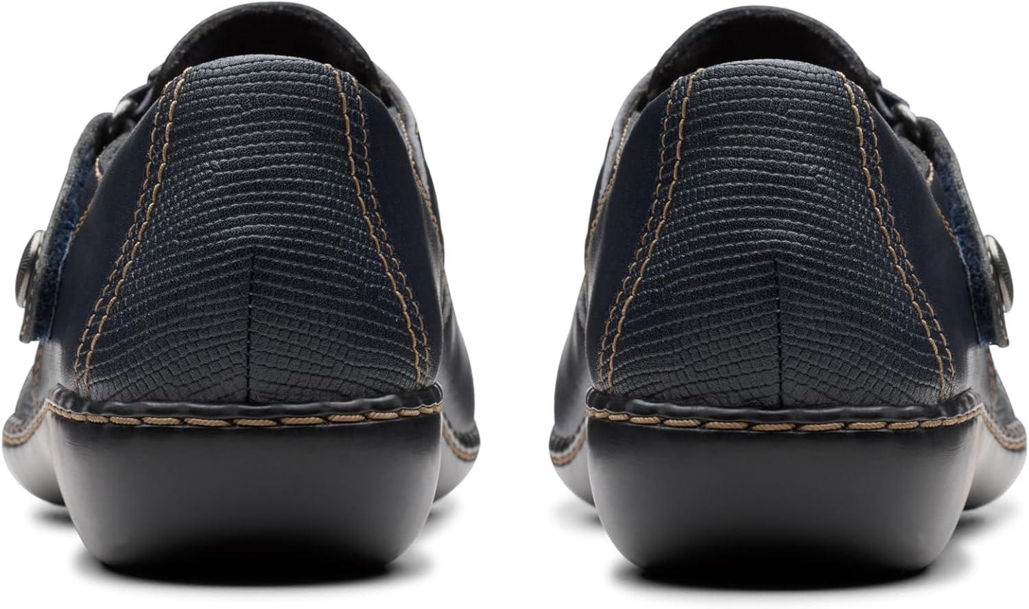 imageClarks Womens Ashland Gem LoafersNavy Leather