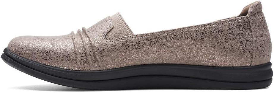 imageClarks Womens Breeze SolTaupe Metallic Synthetic