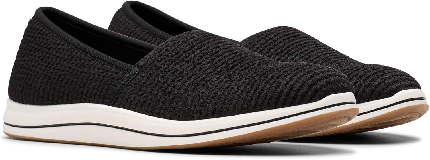 imageClarks Womens Breeze Stretch CloudSteppers Slip On LoaferBlack