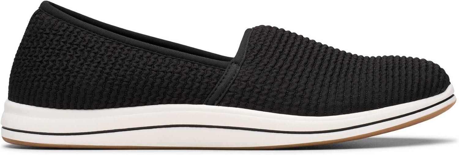 imageClarks Womens Breeze Stretch CloudSteppers Slip On LoaferBlack