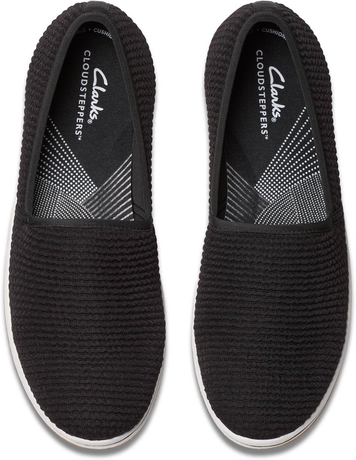 imageClarks Womens Breeze Stretch CloudSteppers Slip On LoaferBlack