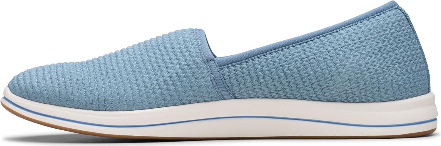 imageClarks Womens Breeze Stretch CloudSteppers Slip On LoaferLight Blue