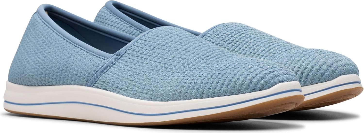 imageClarks Womens Breeze Stretch CloudSteppers Slip On LoaferLight Blue