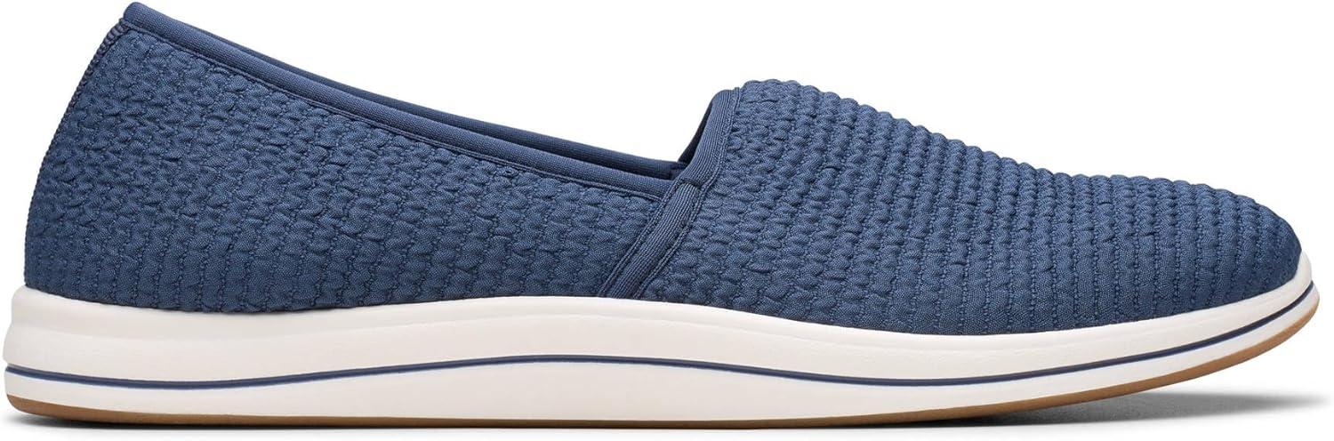 imageClarks Womens Breeze Stretch CloudSteppers Slip On LoaferNavy