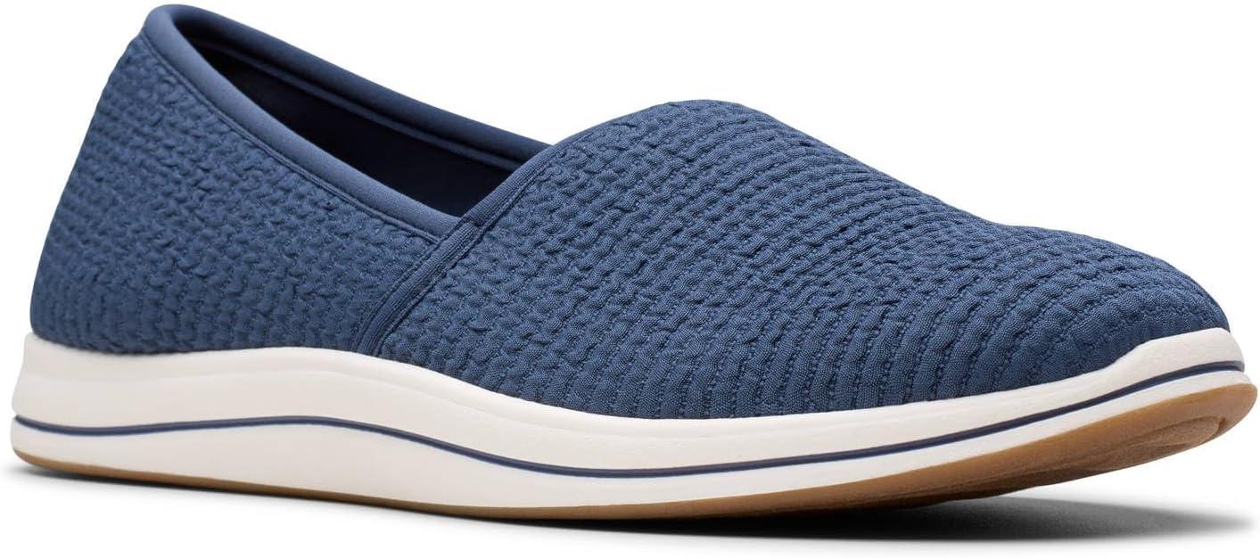 imageClarks Womens Breeze Stretch CloudSteppers Slip On LoaferNavy