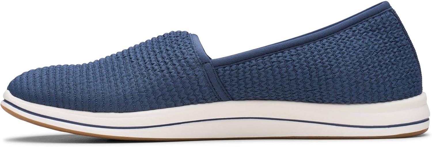 imageClarks Womens Breeze Stretch CloudSteppers Slip On LoaferNavy