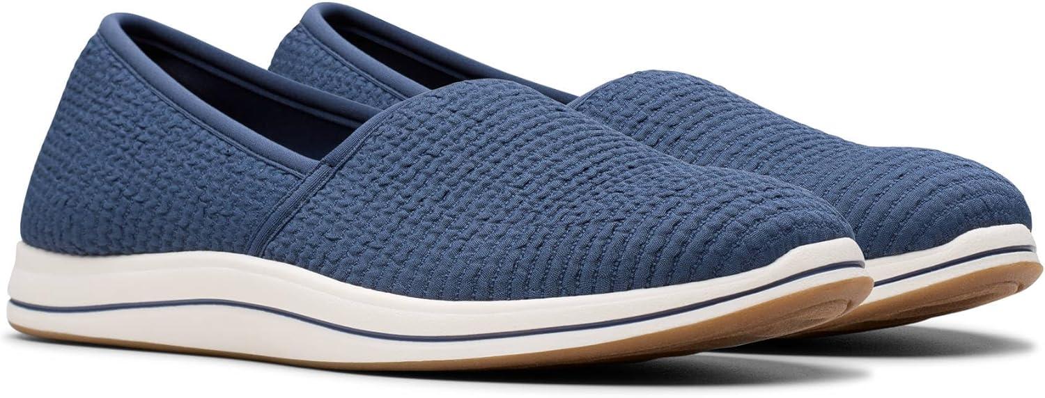 imageClarks Womens Breeze Stretch CloudSteppers Slip On LoaferNavy