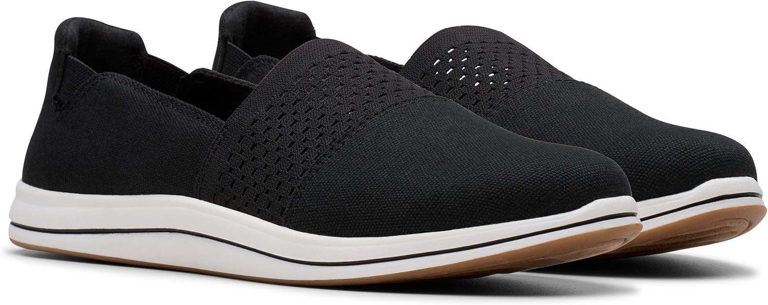 imageClarks Womens Breeze Vibe CloudSteppers Slip On LoaferBlack