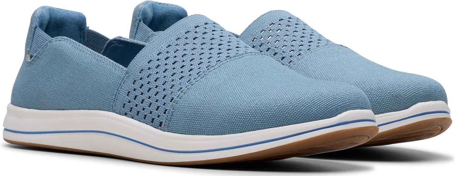imageClarks Womens Breeze Vibe CloudSteppers Slip On LoaferLight Blue