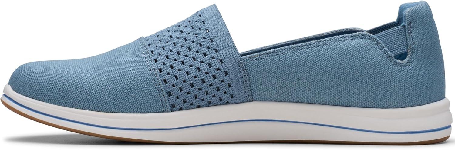 imageClarks Womens Breeze Vibe CloudSteppers Slip On LoaferLight Blue