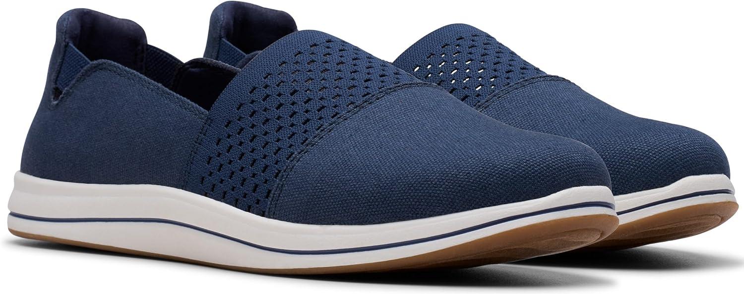 imageClarks Womens Breeze Vibe CloudSteppers Slip On LoaferNavy