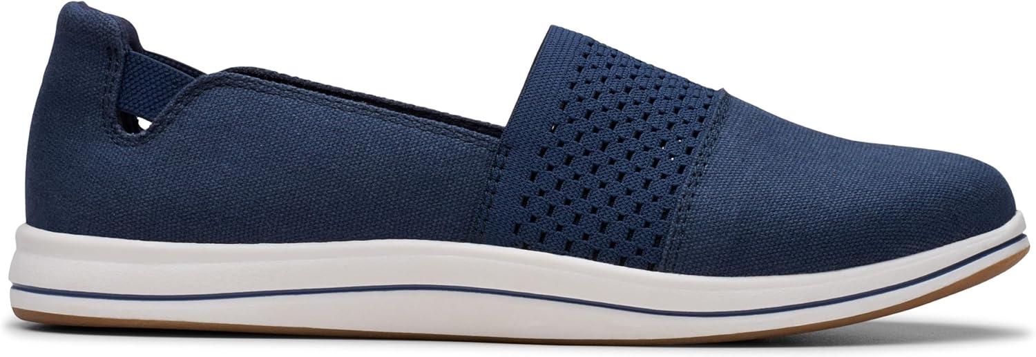 imageClarks Womens Breeze Vibe CloudSteppers Slip On LoaferNavy