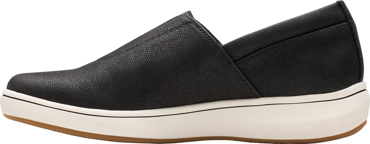 imageClarks Womens Breezesky RiaBlackWhite Textile