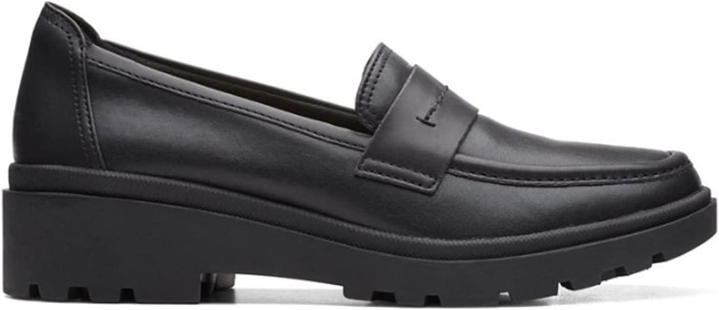 imageClarks Womens Calla Ease LoafersBlack Leather