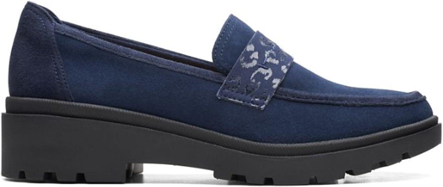 imageClarks Womens Calla Ease LoafersNavy Suede