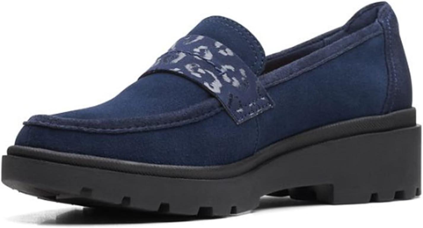 imageClarks Womens Calla Ease LoafersNavy Suede