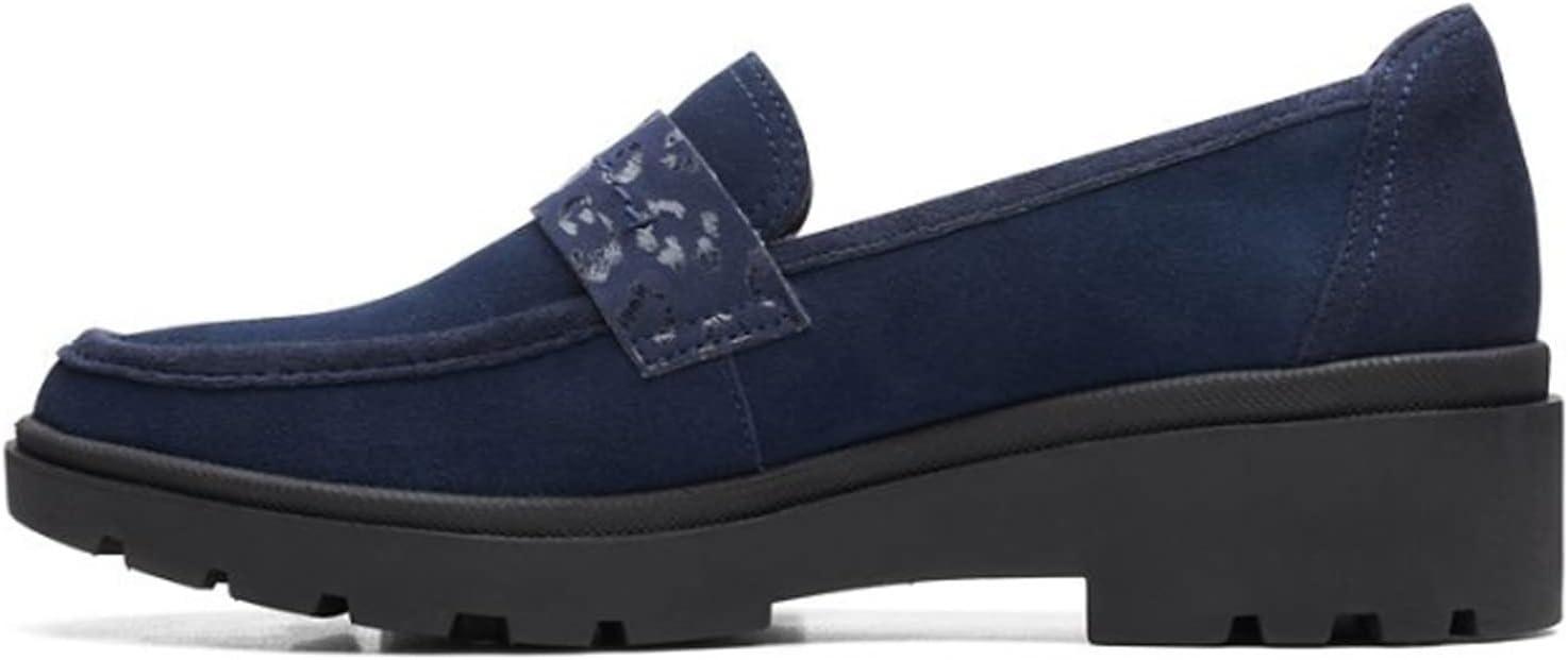 imageClarks Womens Calla Ease LoafersNavy Suede