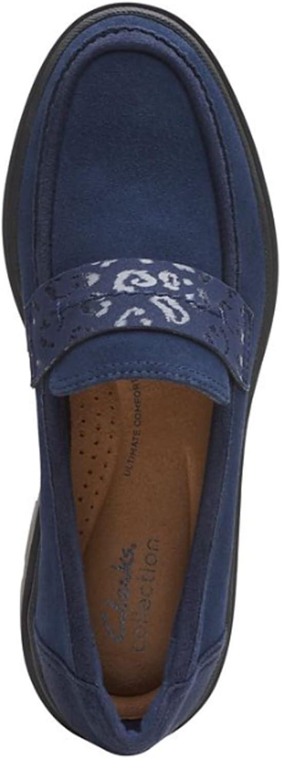 imageClarks Womens Calla Ease LoafersNavy Suede