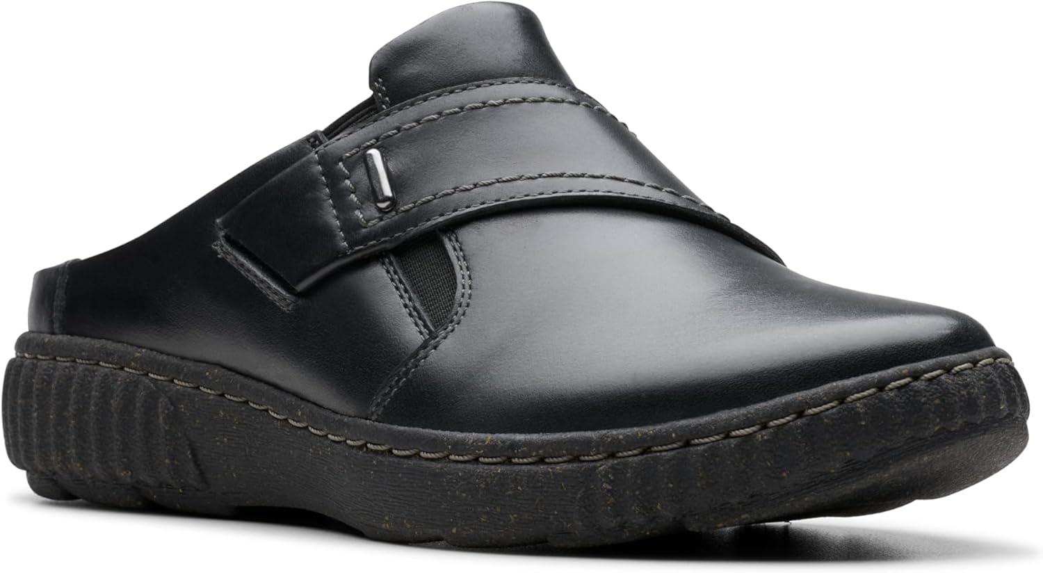imageClarks Womens Caroline Bay ClogsBlack Leather