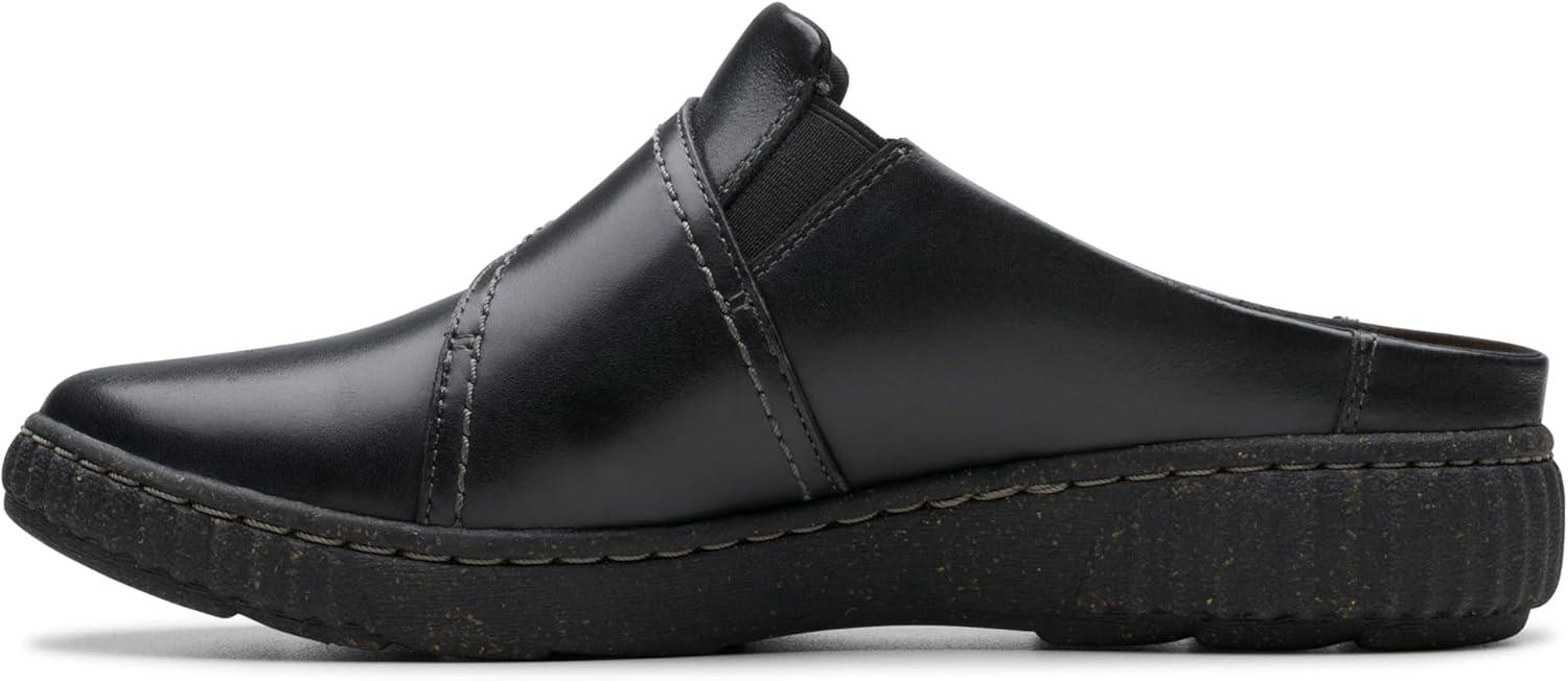 imageClarks Womens Caroline Bay ClogsBlack Leather