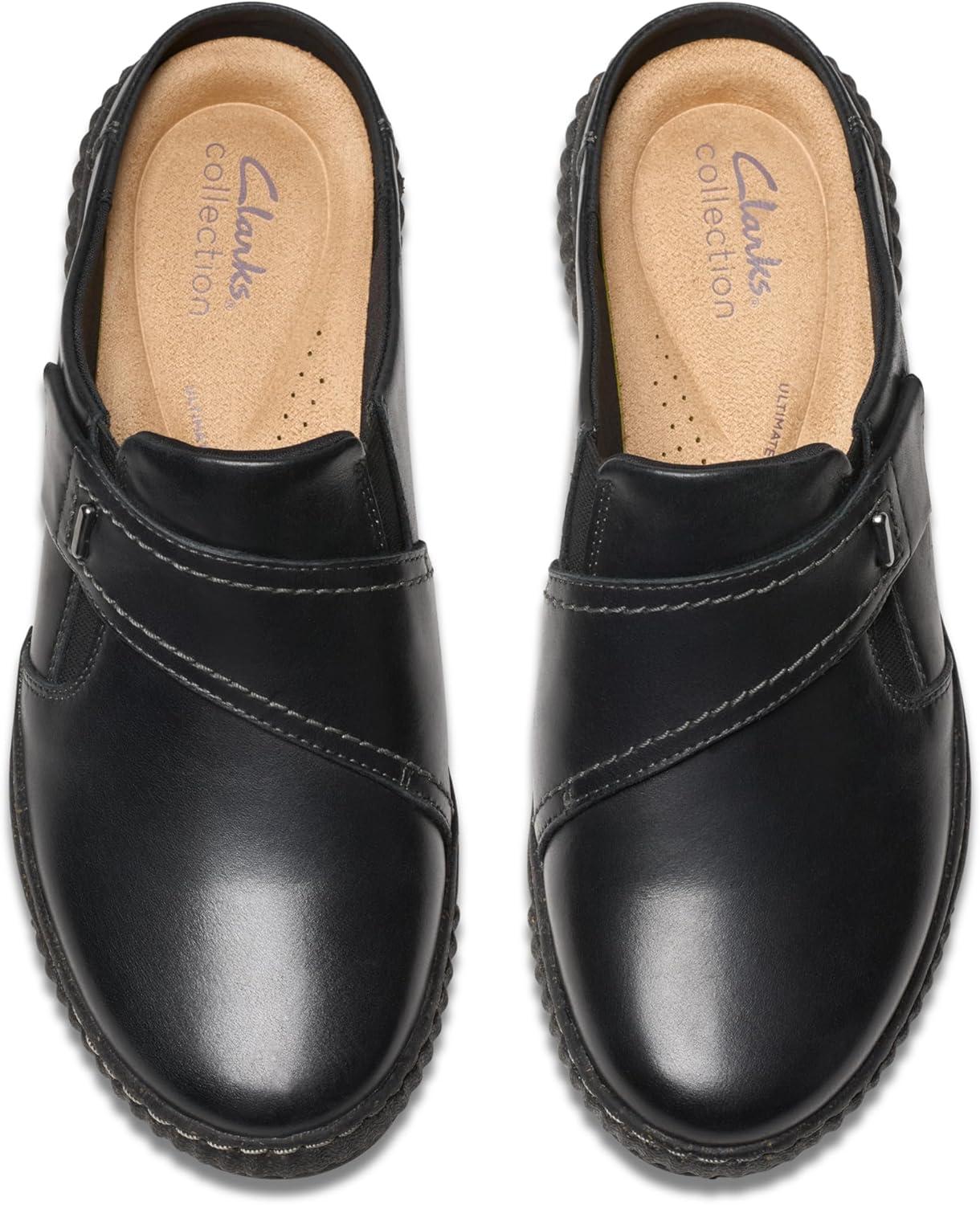 imageClarks Womens Caroline Bay ClogsBlack Leather
