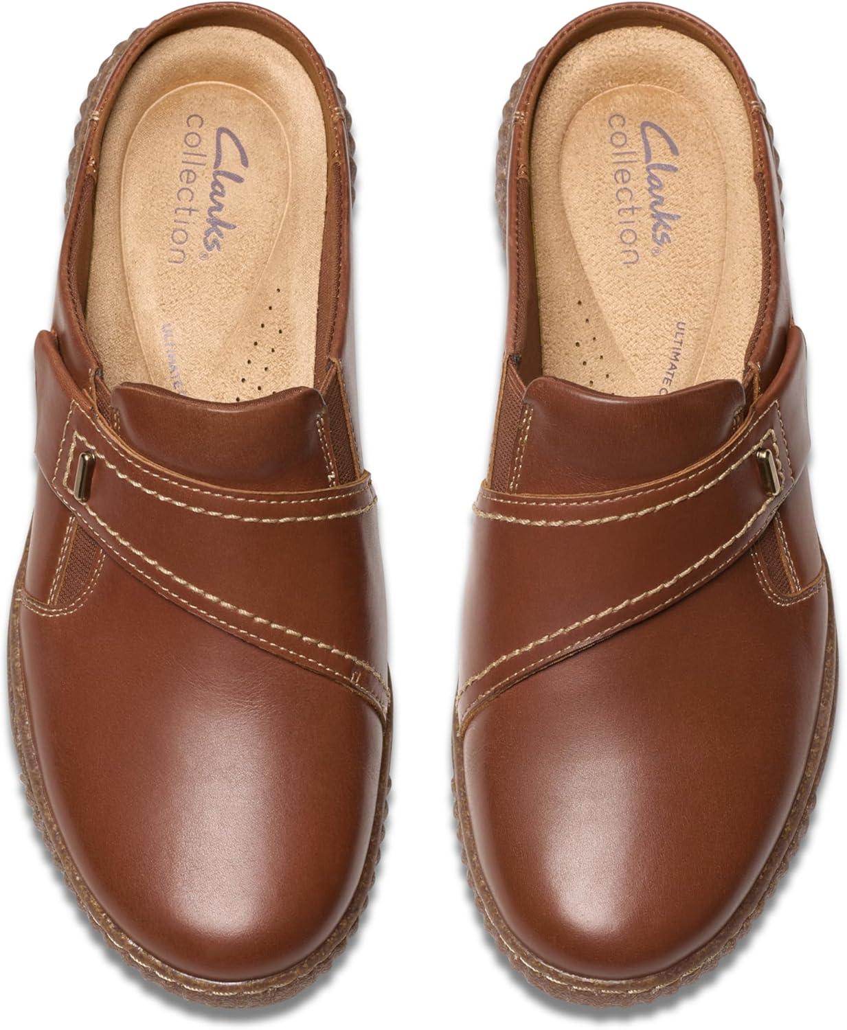imageClarks Womens Caroline Bay ClogsTan Leather
