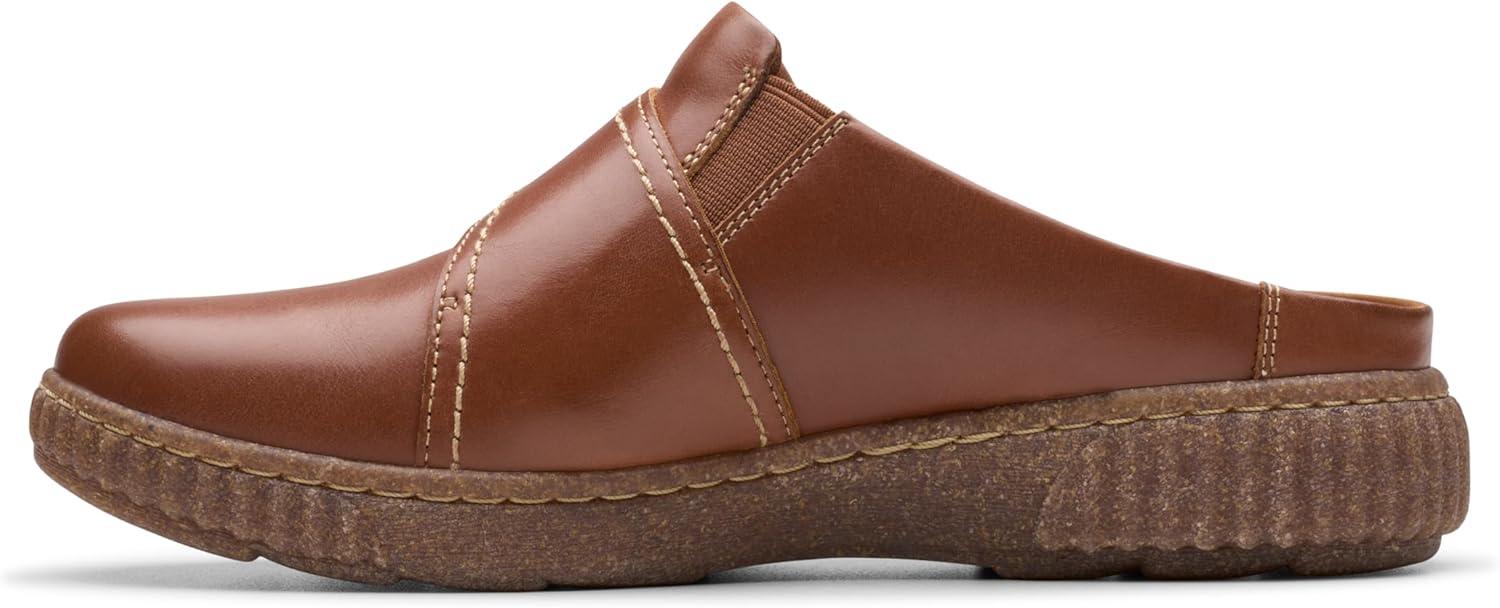 imageClarks Womens Caroline Bay ClogsTan Leather