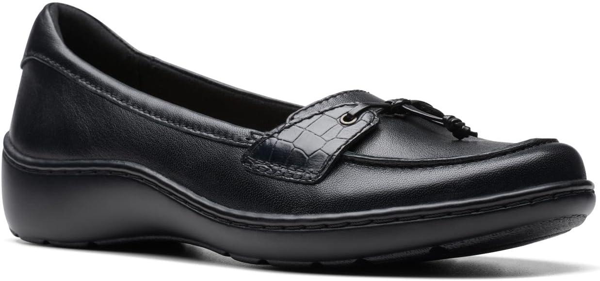 imageClarks Womens Cora Haley LoafersBlack Leather