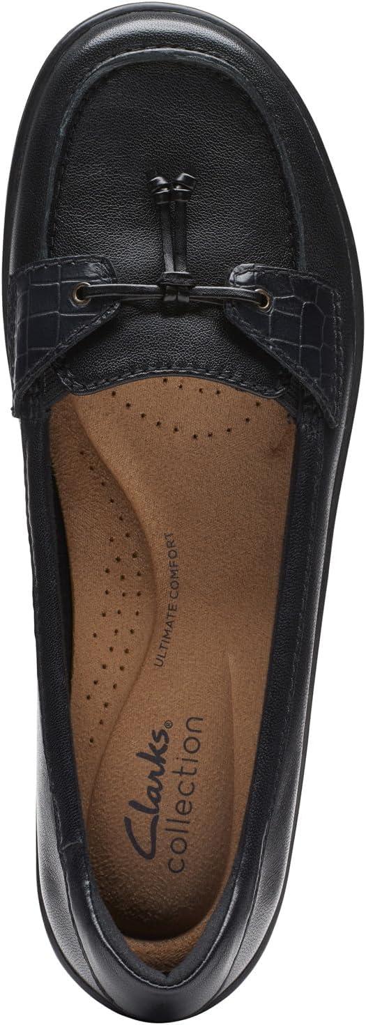 imageClarks Womens Cora Haley LoafersBlack Leather