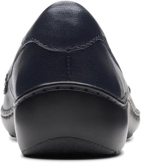 imageClarks Womens Cora Haley LoafersNavy Leather