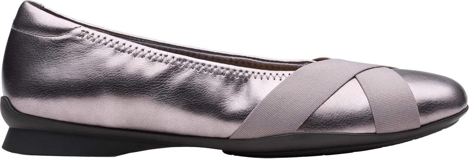 imageClarks Womens Jazmynn GemDark Pewter Metallic