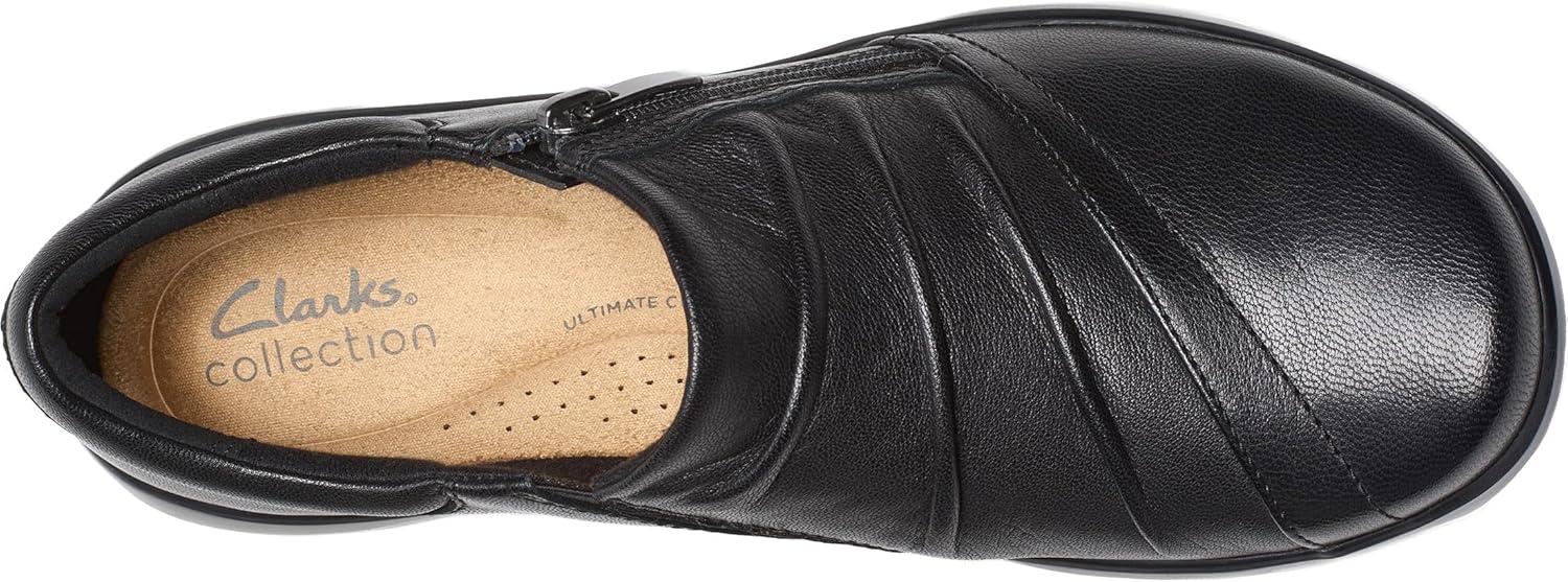 imageClarks Womens Kaetlyn Mila Leather SlipOn LoafersBlack Leather