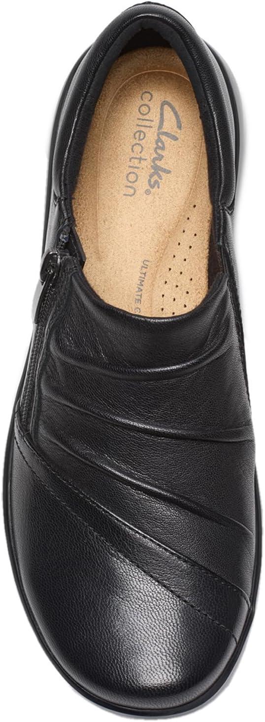 imageClarks Womens Kaetlyn Mila Leather SlipOn LoafersBlack Leather