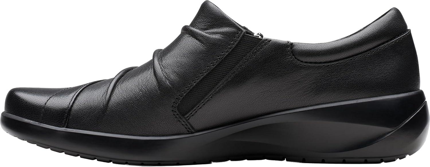 imageClarks Womens Kaetlyn Mila Leather SlipOn LoafersBlack Leather