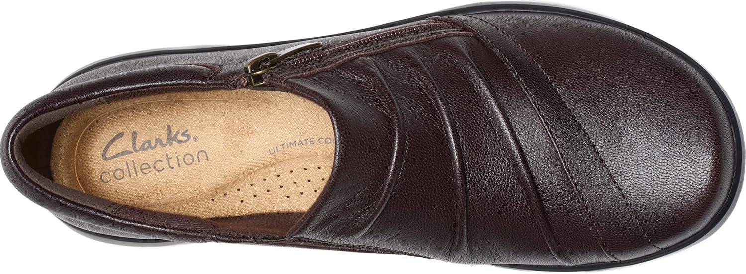 imageClarks Womens Kaetlyn Mila Leather SlipOn LoafersChocolate Leather