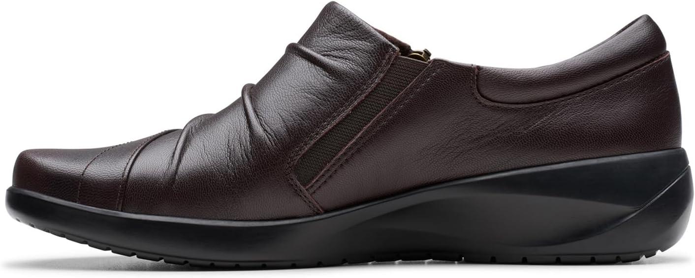 imageClarks Womens Kaetlyn Mila Leather SlipOn LoafersChocolate Leather
