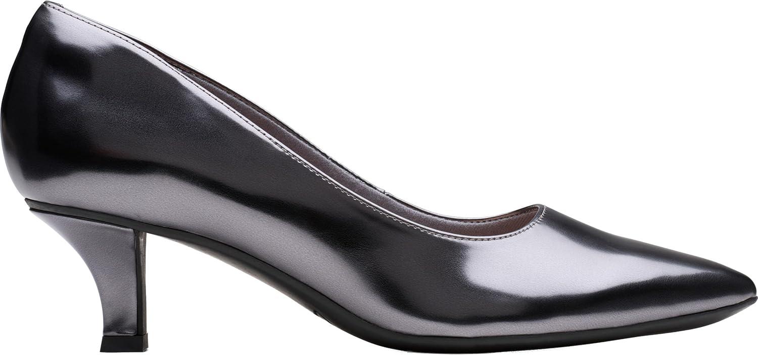 imageClarks Womens Kepley VineDark Pewter Metallic