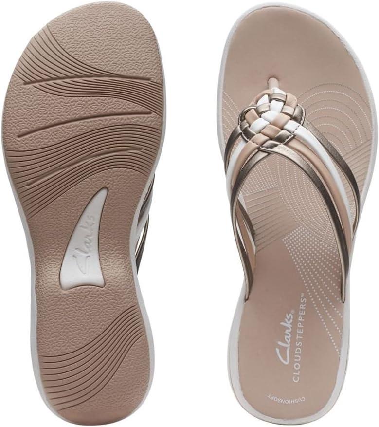 imageClarks womens Breeze CoralMetallic Combi